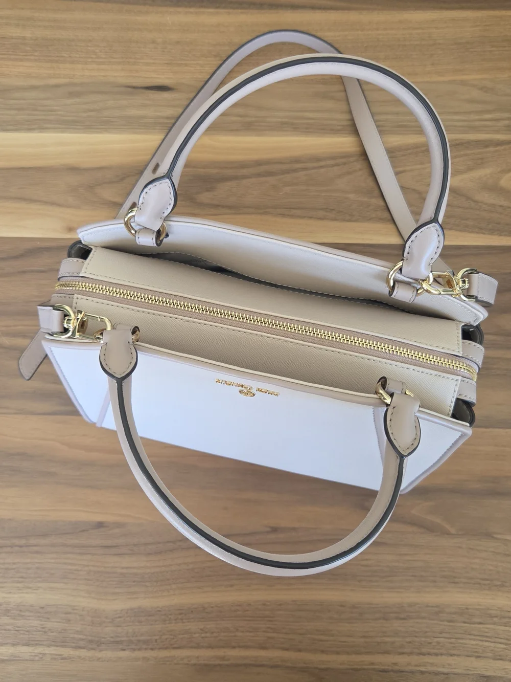 Michael Kors Pink Saffiano Leather Satchel